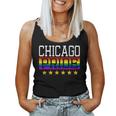 Chicago Pride Gay Lesbian Queer Lgbt Rainbow Flag Illinois Women Tank Top