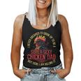 Chicken Lover Best Dad Ever Chicken Farmer Fathers Day Women Tank Top Basic Casual Daily Weekend Graphic