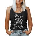 Christian Creation Quote Bible Verse Made In God's Image Women Tank Top