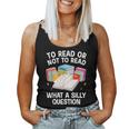 Cute Book For Men Women Bookworm Reader Book Lover Women Tank Top