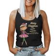 Cute Dance Christmas Ballerina Girls Ballet Dancer Apparel Women Tank Top