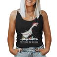 Cute Santa Duck Silly Goose On The Loose Christmas Women Tank Top
