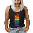 Cute Rainbow French Bulldog Gay Pride Lgbt Puppy Lover Women Tank Top