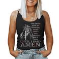 The Devil Saw Me With My Head Down Thought He'd Won Jesus Women Tank Top
