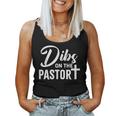 Dibs On The Pastor Christian Cross Pastors Wife Women Tank Top