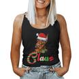 Doberman Claus Dog Lovers Santa Hat Ugly Christmas Sweater Women Tank Top
