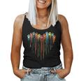 Dog Paws Heart Dog Owner Rainbow Pet Animal Women Tank Top Weekend Graphic