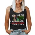 Donkey Christmas On The Naughty List And I Regret Nothing Women Tank Top