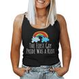 The First Gay Pride Was A Riot Lgbt For Men Women Women Tank Top