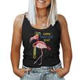 Flamingo Jester Hat Mardi Gras Fat Tuesday Women Tank Top