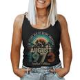 50 Years Old August 1973 Vintage 50Th Birthday Women Tank Top
