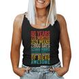 Funny 60Th Birthday Old Meter Funny 60 Year Old Gifts Women Tank Top Weekend Graphic