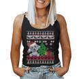 Bichon Frise Christmas Ugly Sweater Dog Lover Xmas Women Tank Top