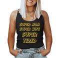 Nerdy Super Mom Super Wife Super Tired Mother Yellow Women Tank Top