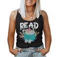 Teacher Library Read Book Pigeon Wild Animal Bookish Women Tank Top