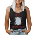 Ugly Christmas Sweater With Mirror Graphic Women Tank Top