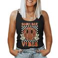 Game Day Vibes Basket Ball Retro Smile Face Sport Girl Women Tank Top