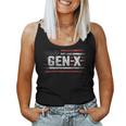 Generation X Gen Xer Gen X American Flag Gen X Women Tank Top