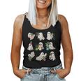 Ghost Plant Lady Halloween Ghostly Gardening Plant Lover Women Tank Top