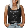 Girlfriend Fiancée Bachelorette Party Engaged Ring Finger Women Tank Top Weekend Graphic