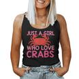 Girls-Love-Crab Eating-Macaque Crab-Crawfish-Lover Women Tank Top