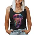 Glowing Rainbow Jellyfish Women Tank Top