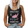 Grammie Grandma Gift Worlds Best Grammie Shark Women Tank Top Weekend Graphic