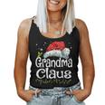 Grandma Claus Christmas Lights Family Matching Pajama Women Tank Top
