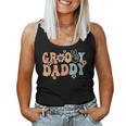 Groovy Daddy Retro Dad Matching Family 1St Birthday Party Women Tank Top
