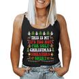 Groovy This Is My It's Too Hot For Ugly Christmas Sweaters Women Tank Top