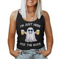 I'm Just Here For The Boos Ghost Halloween Beer Lover Women Tank Top
