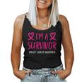 I'm A Survivor Breast Cancer Awareness Month Ribbon Women Tank Top