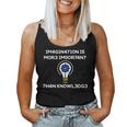 Imagination Is More Important Than Knowledge Numerical Code Women Tank Top Basic Casual Daily Weekend Graphic