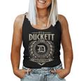 It's A Duckett Thing You Wouldn't Understand Name Vintage Women Tank Top
