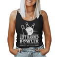 Left Handed Bowler Bowling Women Tank Top