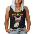 Lgbt French Bulldog Dog Gay Pride Rainbow Cute Lgbtq Women Tank Top