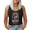 I Love My Queer Sister Gay Pride Bohemian Rainbow Sibling Women Tank Top