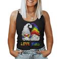 Love Wins - Cute Lgbtq Rainbow Gnomes For Proud Gay Couple Women Tank Top