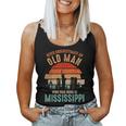 Mb Never Underestimate An Old Man Born In Mississippi Women Tank Top
