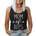 Mom Of 1 2 3 Boys ArrowCute Mama Women Tank Top