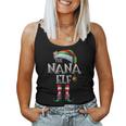 The Nana Elf Matching Family Christmas Grandma Women Tank Top