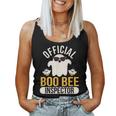 Official Boo Bee Inspector Halloween Humor Ghost Women Tank Top