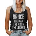 Personalized Bruce The Man The Myth The Legend Women Tank Top
