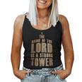 Proverbs 1810 Name Of The Lord Strong Tower – Christian Women Tank Top