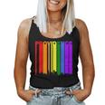 Providence Rhode Island Skyline Rainbow Lgbt Gay Pride Women Tank Top