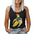 Rainbow Flag Banana Gay Pride Ally Lgbtq Lgbt Men Pup Women Tank Top