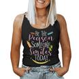 Be The Reason Someone Smiles Today Daycare Provider Teacher Women Tank Top
