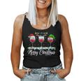 Red Wine Glass Santa Hat Xmas Christmas For Women Women Tank Top