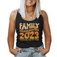 Retro Groovy Family Thanksgiving 2023 Thankful For My Tribe Women Tank Top