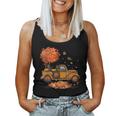 Rottweiler Pumpkins Truck Autumn Leaf Fall Thanksgiving Fall Thanksgiving Women Tank Top